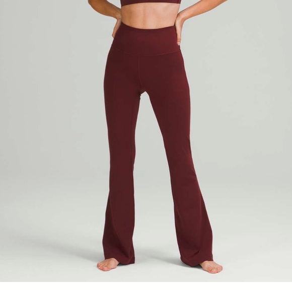 lululemon athletica Pants - Lululemon Groove Pant Flare Super High Rise Nulu
